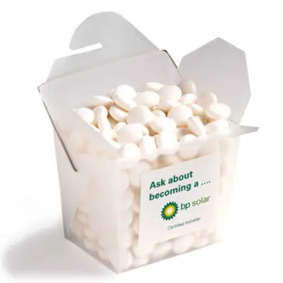 Branded Frosted Noodle Box with Chewy Mints 100g