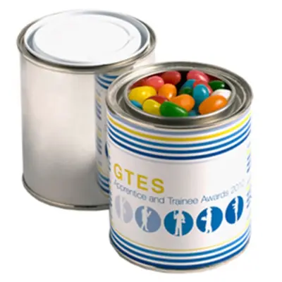 Promotional Paint Tin with Mini Jelly Beans 225g