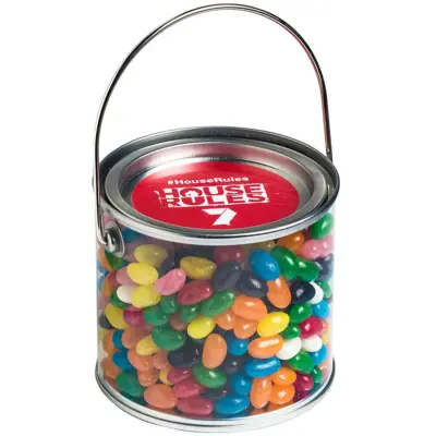 Branded Medium PVC Bucket with Mini Jelly Beans 400g