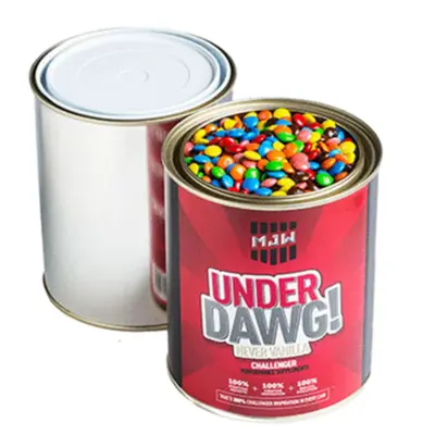 Custom Paint Tin with Mini M&Ms 1 kg