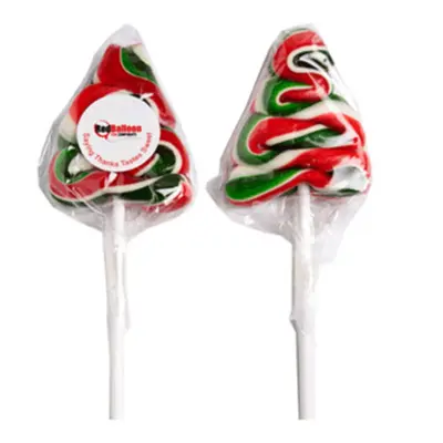 Promotional Christmas Tree Lollipop 80g