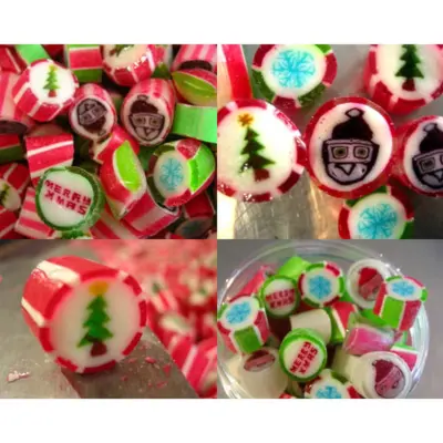 Branded Bulk Christmas Rock Candy