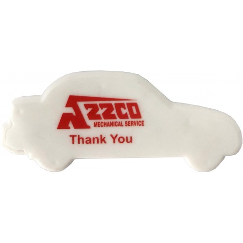 Custom Car Shape Mint Card - Branded Card with One Colour Pad Print - Image 3