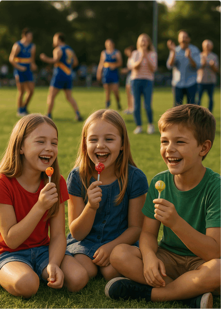 kids enjoying lollipops | confectionery events 