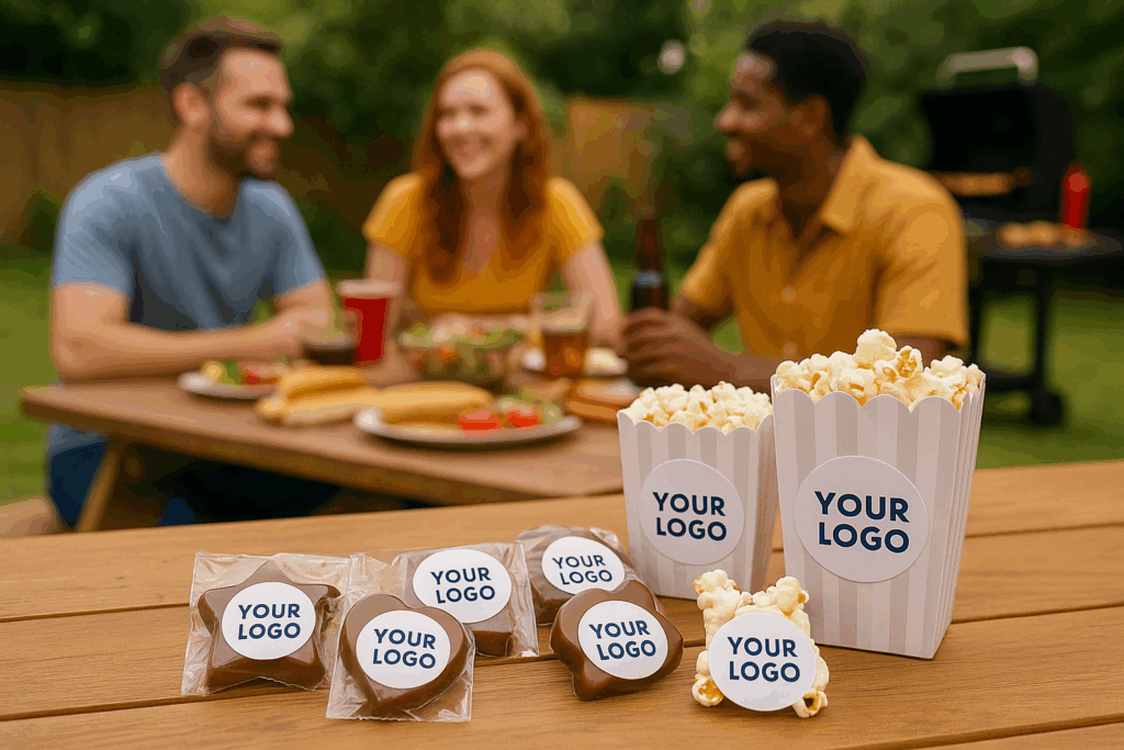 promotional chocolate and popcorn 